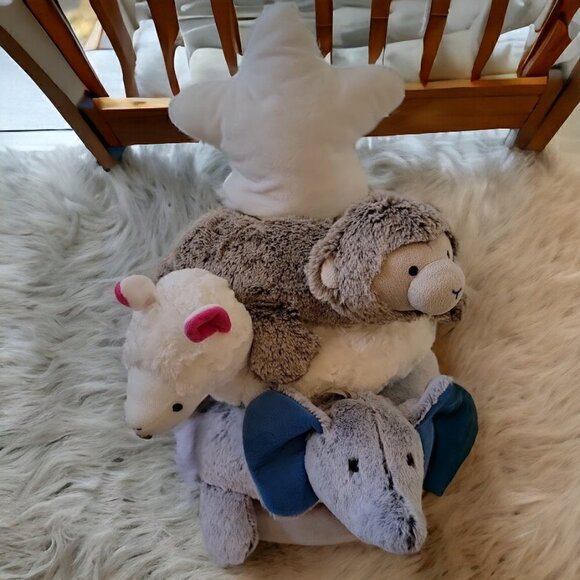 Pottery Barn Kids Preppy Plush Jumbo Stacker - Picture 1 of 12